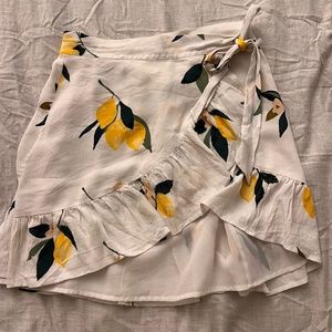 Lemon cover up or skirt